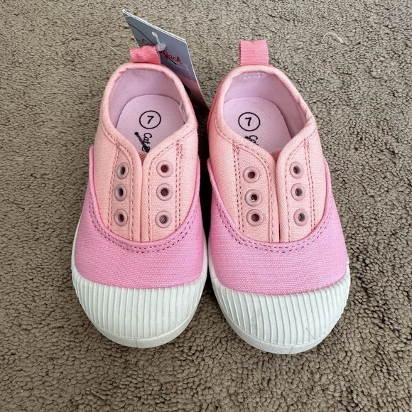 Girls Slipon pink shoes 7c NWT - Picture 2 of 3